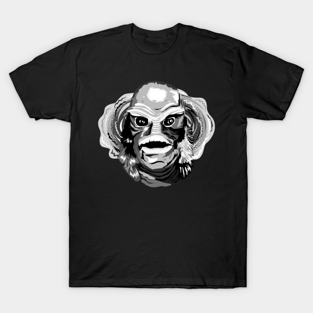 Gillman Black & White T-Shirt by detective651